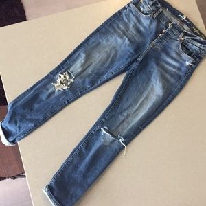 7 for All Mankind Josefina Skinny Boyfriend Jeans